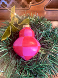 Hand-painted Checkerboard Ceramic Ornament