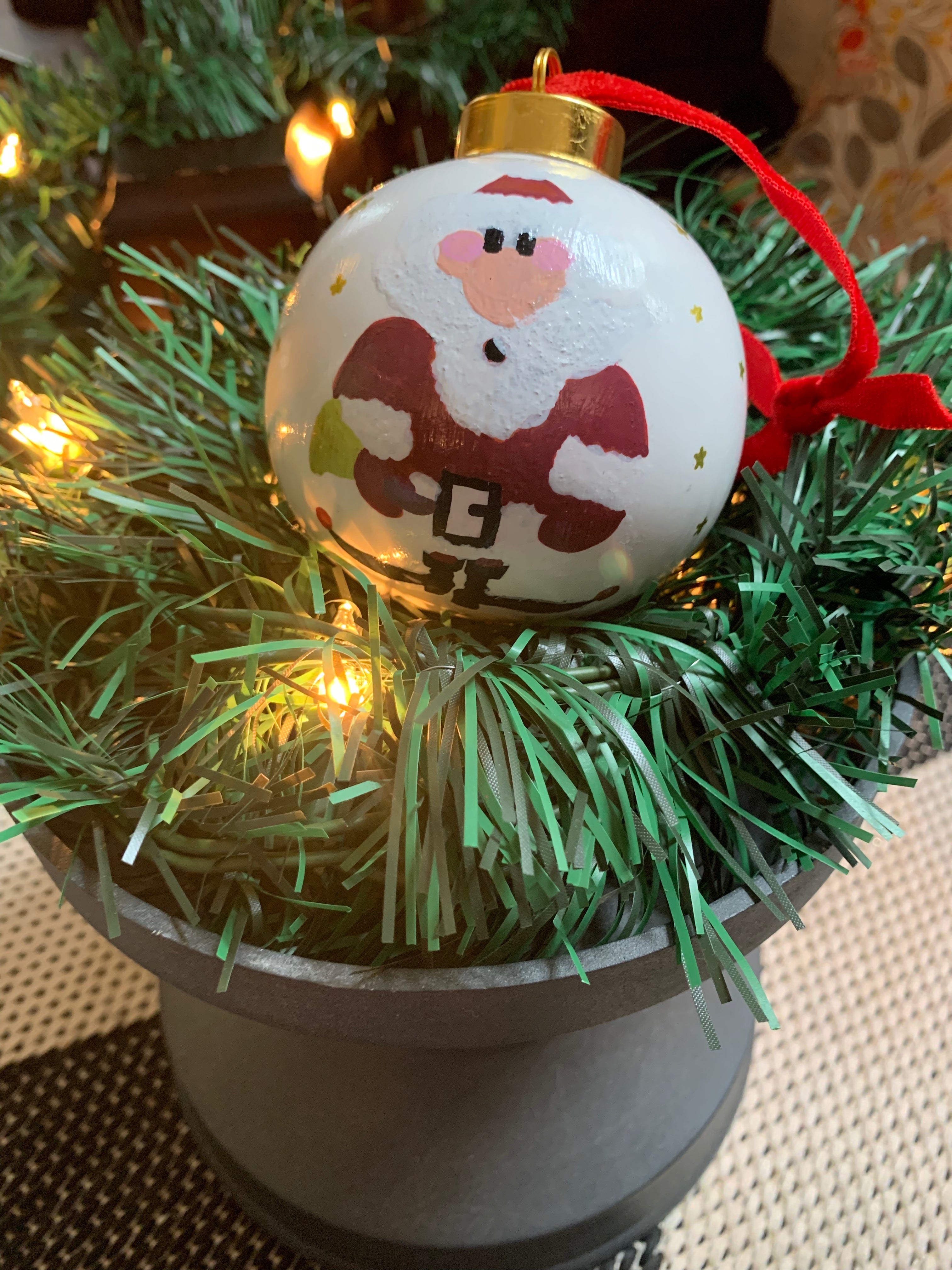 Hand-painted Vintage Style Santa Claus