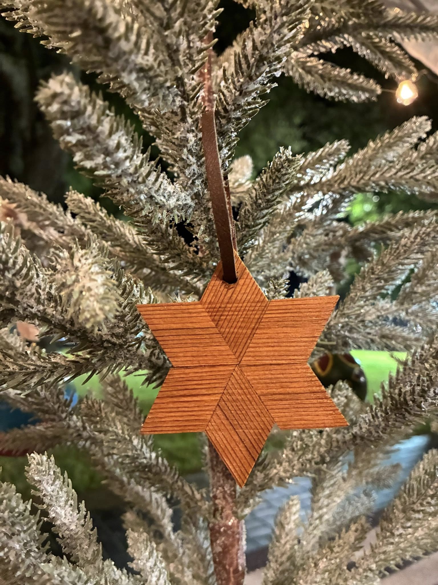 Hand-crafted Wooden Star Ornaments