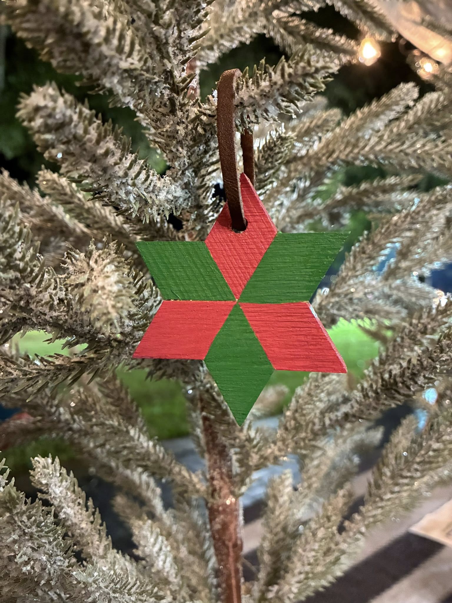 Hand-crafted Wooden Star Ornaments
